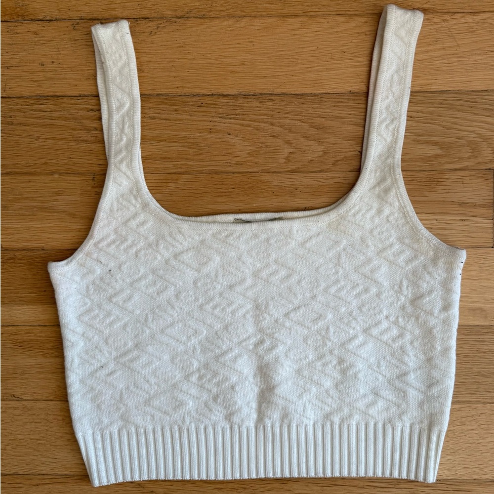 Fendi x SKIMS Cream crop top